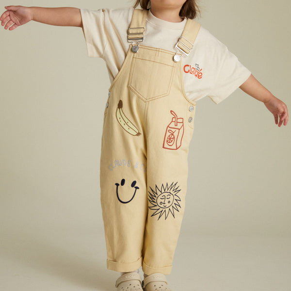 Piper Embroidered Breakfast Dungarees