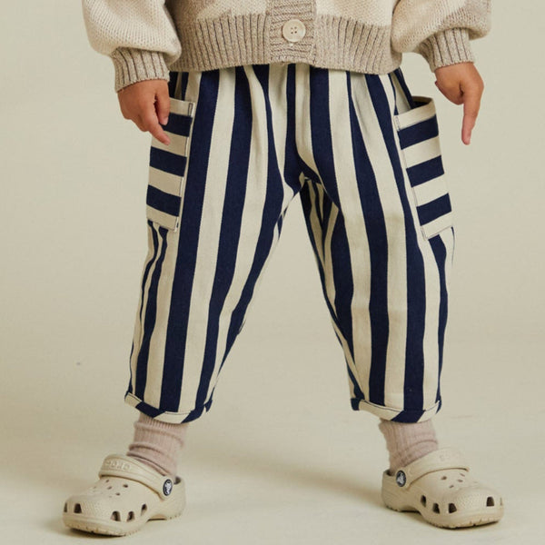 Emerson Midnight Striped Trouser