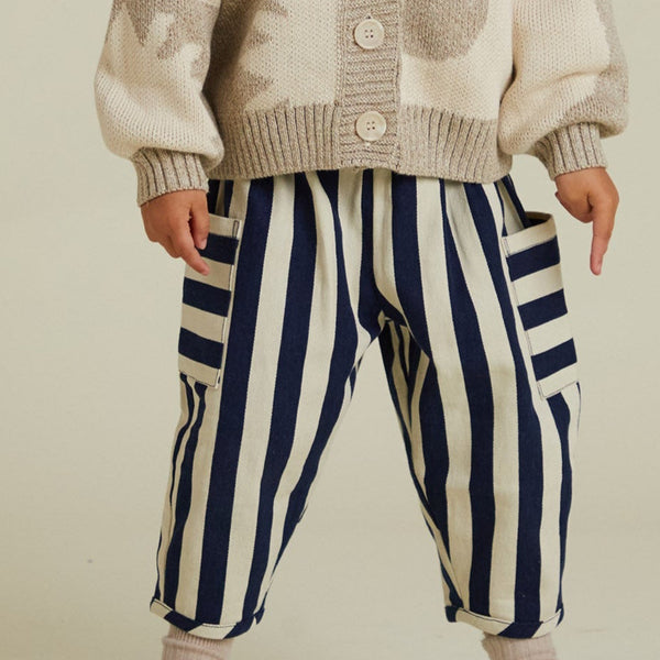 Emerson Midnight Striped Trouser