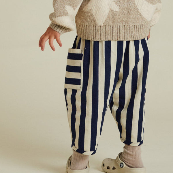 Emerson Midnight Striped Trouser