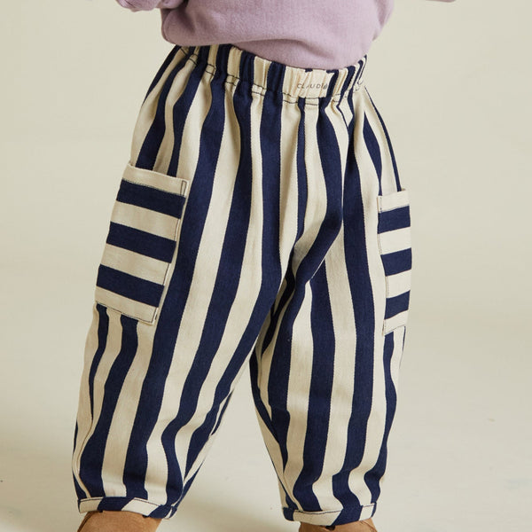Emerson Midnight Striped Trouser