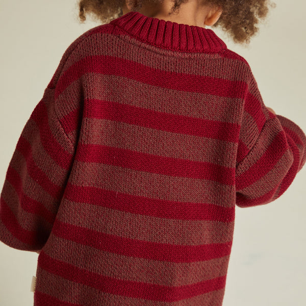 Saturn Maroon Knit Sweater