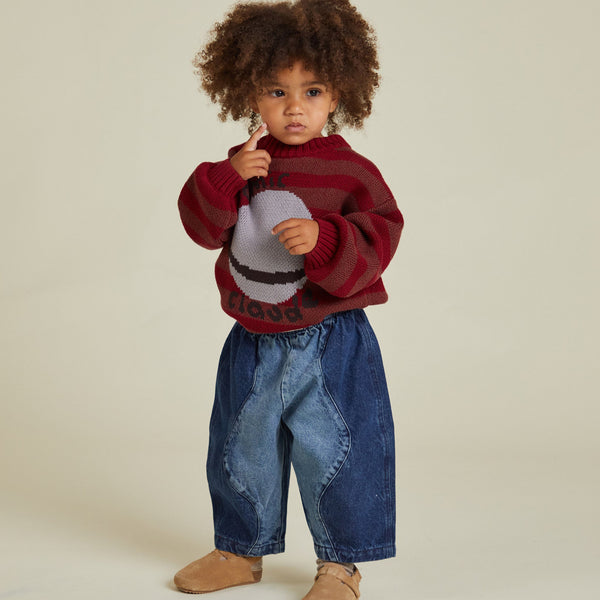 Saturn Maroon Knit Sweater