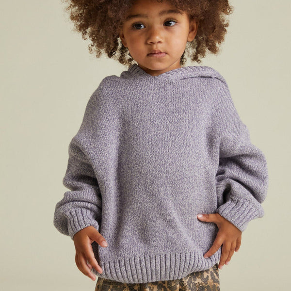 Harley Lilac Knit Hoodie