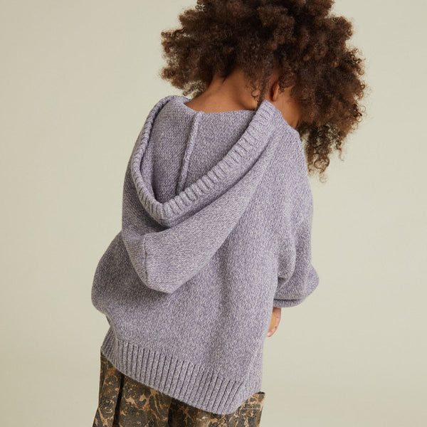 Harley Lilac Knit Hoodie