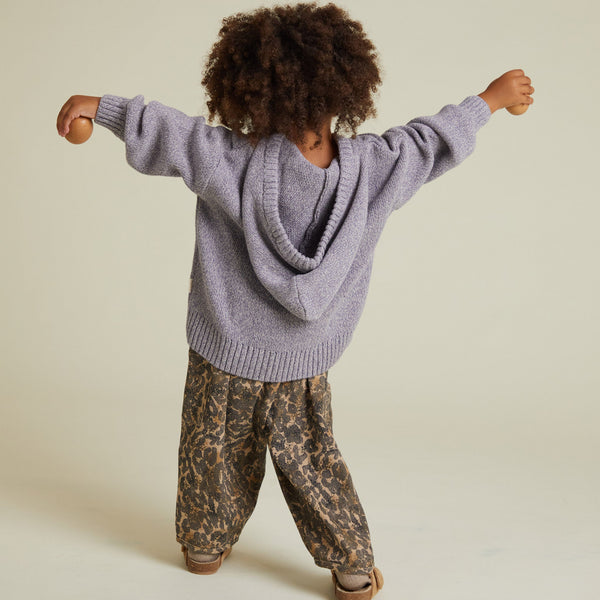 Harley Lilac Knit Hoodie