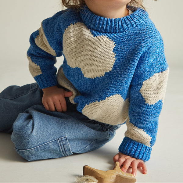 Ottie Sky Cloud Knit Sweater