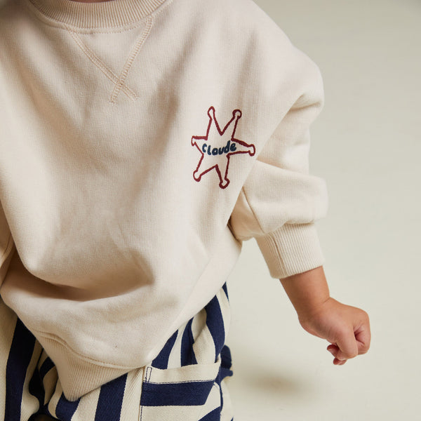 Carner Cosmic Space Cotton Sweatshirt (Ecru)