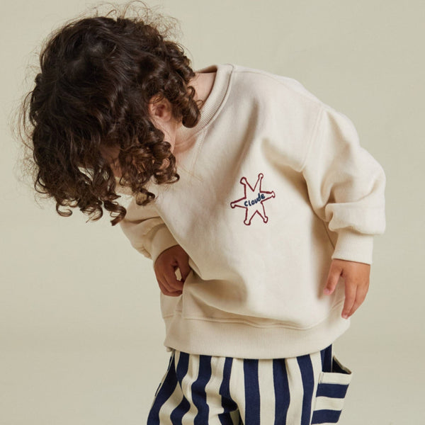 Carner Cosmic Space Cotton Sweatshirt (Ecru)