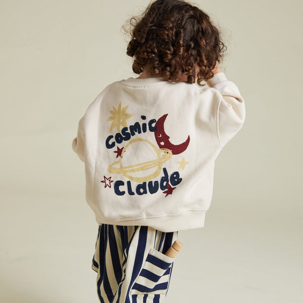 Carner Cosmic Space Cotton Sweatshirt (Ecru)