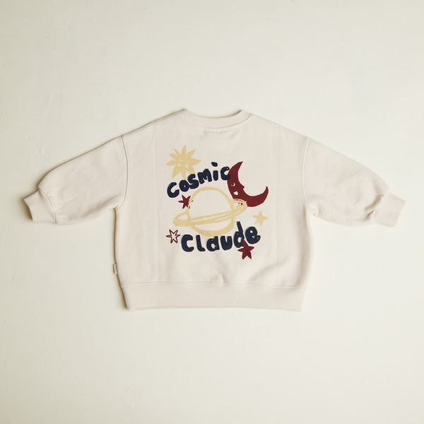 Carner Cosmic Space Cotton Sweatshirt (Ecru)
