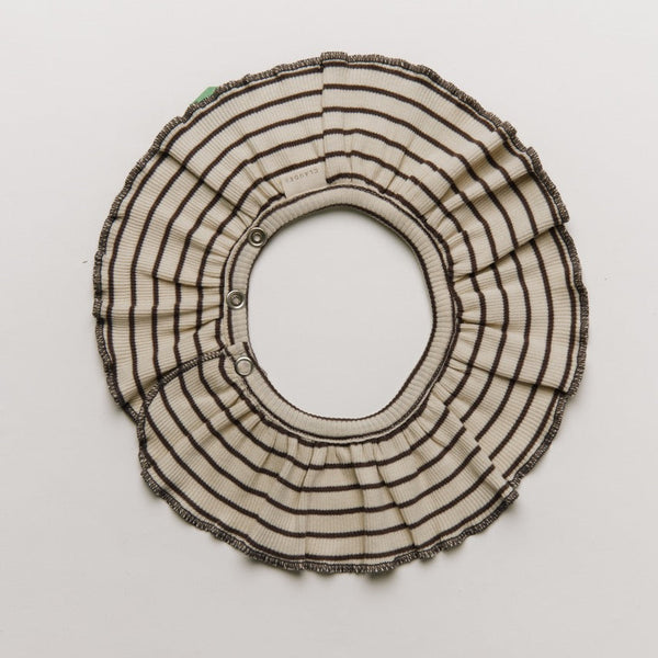 Bobbi Coco Stripe Detachable Frilled Collar Bib