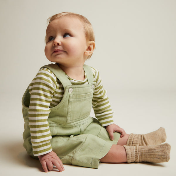 Blythe Cotton Dungarees (Mint)