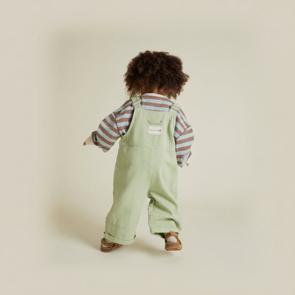 Blythe Cotton Dungarees (Mint)