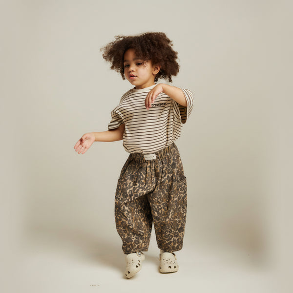 Lenni Coco Striped Cotton Tee