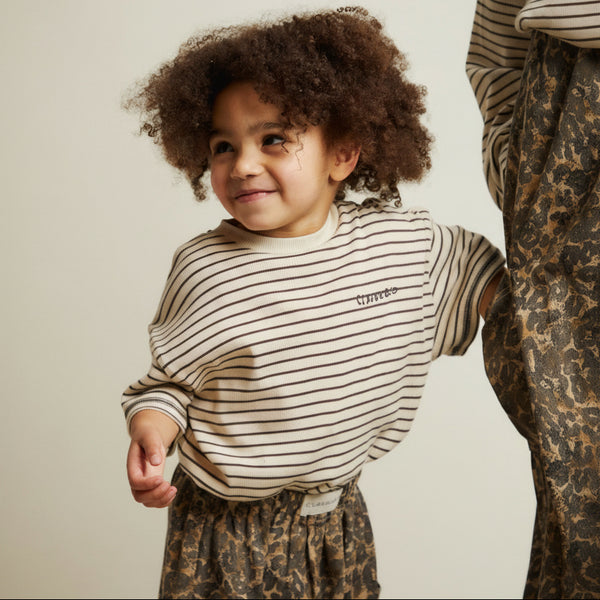 Lenni Coco Striped Cotton Tee