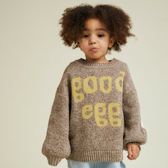 Greta Good Egg Organic Cotton Knit Sweater