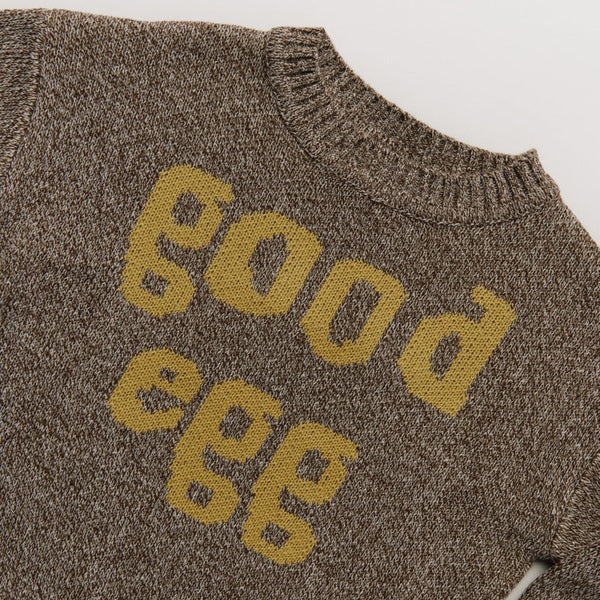 Greta Good Egg Organic Cotton Knit Sweater