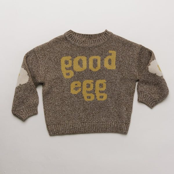 Greta Good Egg Organic Cotton Knit Sweater
