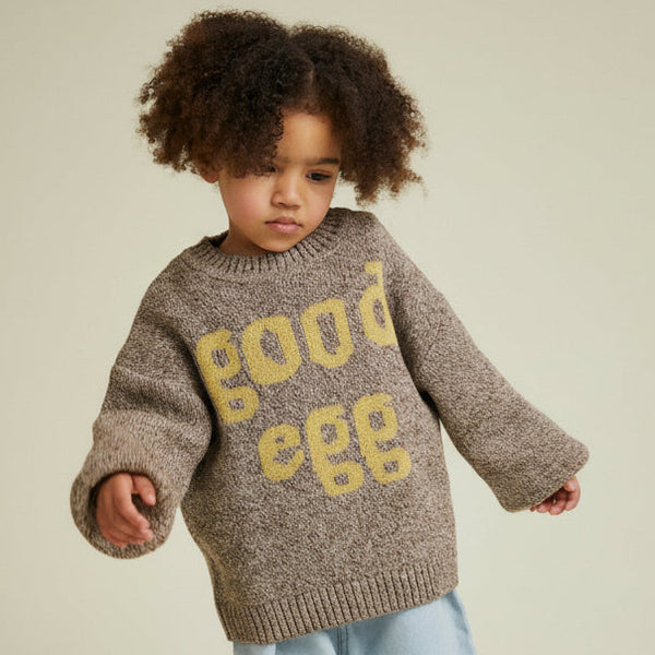 Greta Good Egg Organic Cotton Knit Sweater