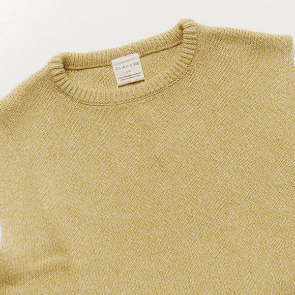 Noa Organic Cotton Knit Tank Vest (Mustard)
