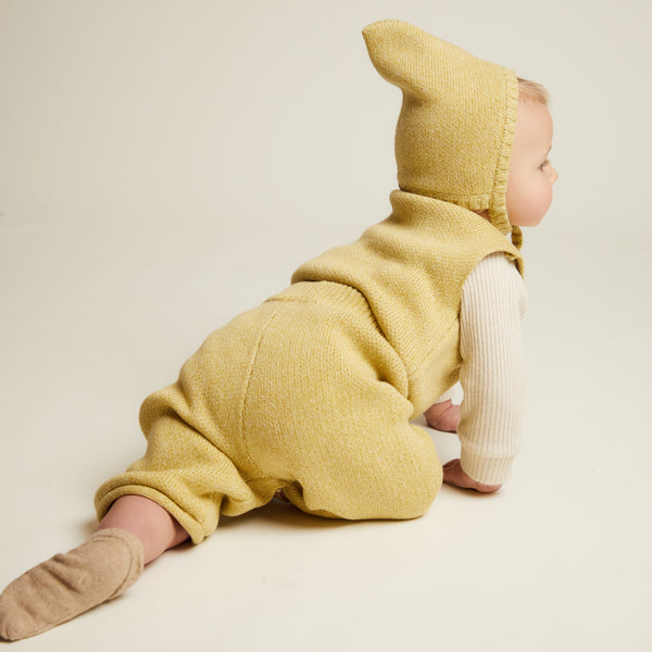 Cove Yolk Organic Cotton Knitted Trousers (Yolk)