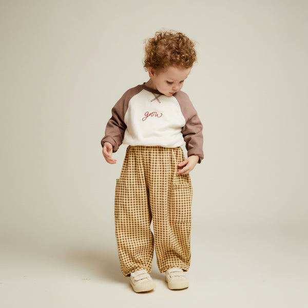 Jude Raglan Grow Cotton Long Sleeve Tee