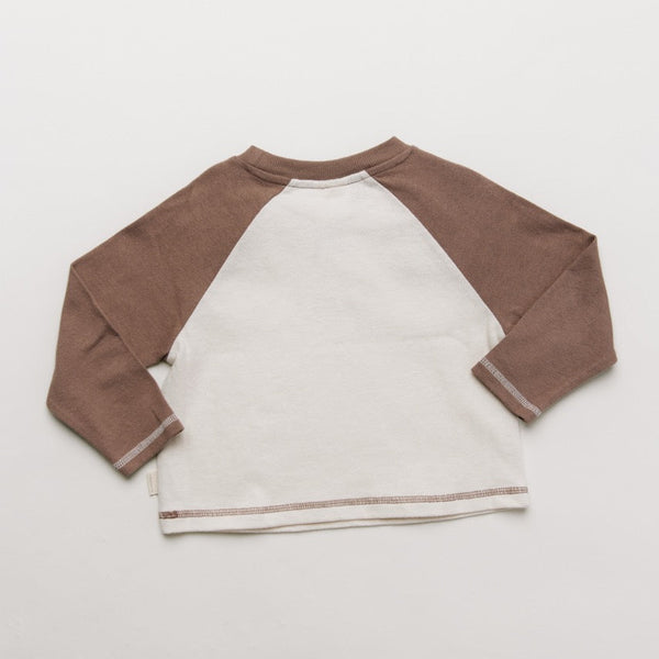 Jude Raglan Grow Cotton Long Sleeve Tee