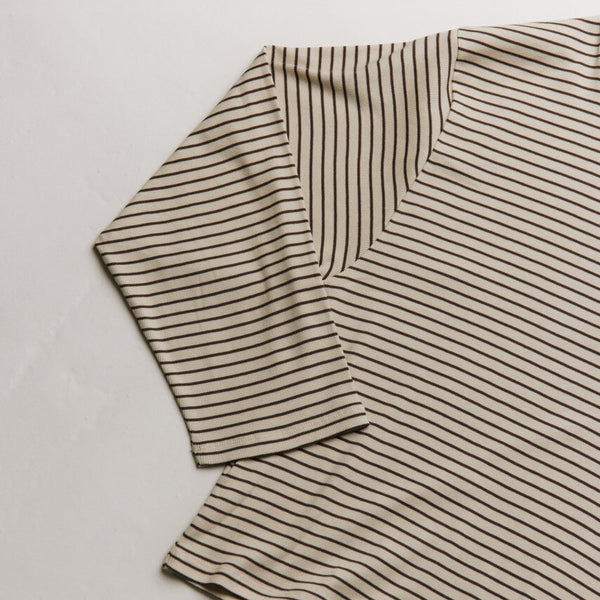 MAMA Lenni Coco Striped Cotton Tee