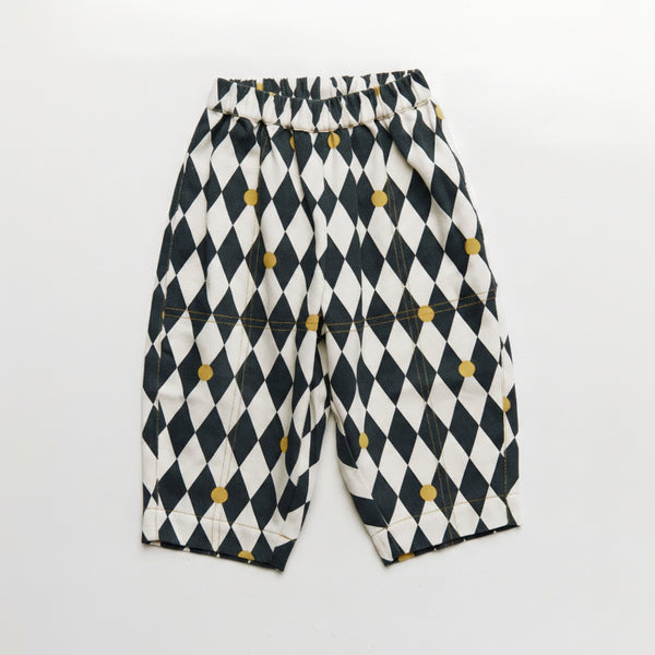 Rex Harlequin Spot Cotton Trouser