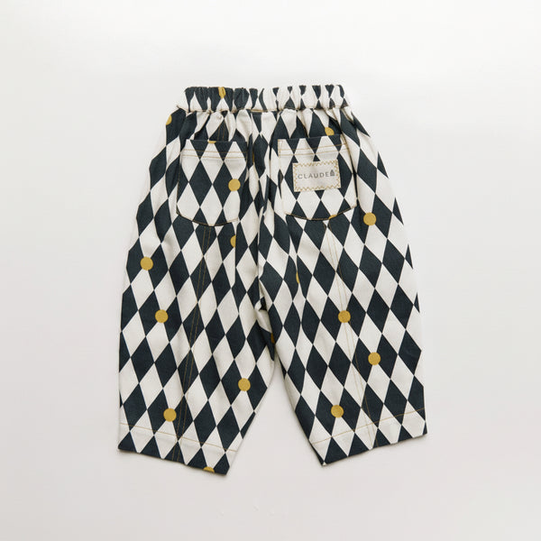 Rex Harlequin Spot Cotton Trouser