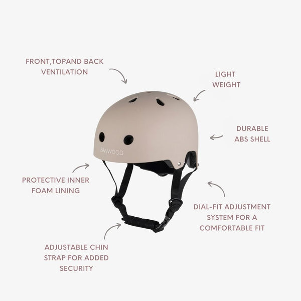 Banwood Classic Bike Helmet (Matte Beige)