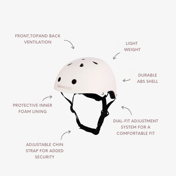 Banwood Classic Bike Helmet (Matte Pink)