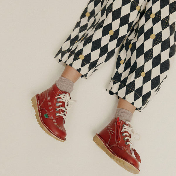 Rex Harlequin Spot Cotton Trouser
