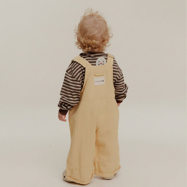Blythe Honey Washed Cotton Dungarees
