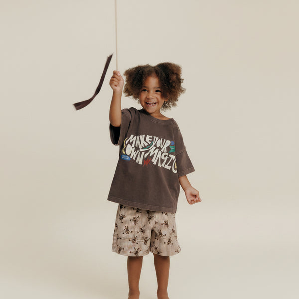 Lenni Magic Conker Print Cotton Tee