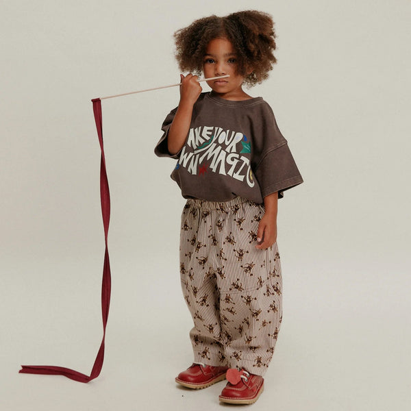 Rex Striped Strong Cat Cotton Trouser