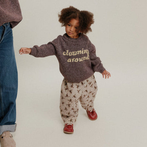 Lori Clowning Around Cotton Knit Sweater