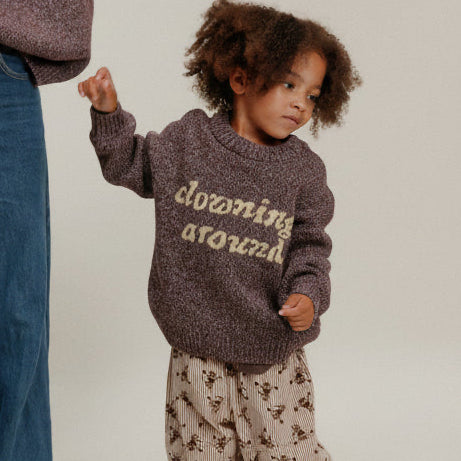 Lori Clowning Around Cotton Knit Sweater