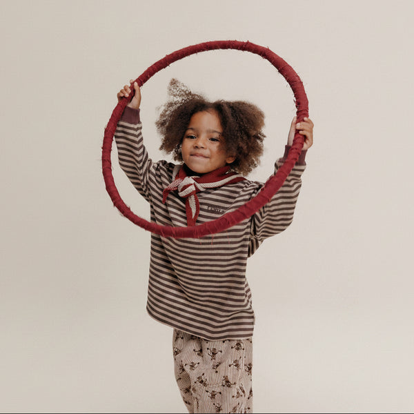 Jamie Acorn Stripe Cotton Long Sleeve Tee