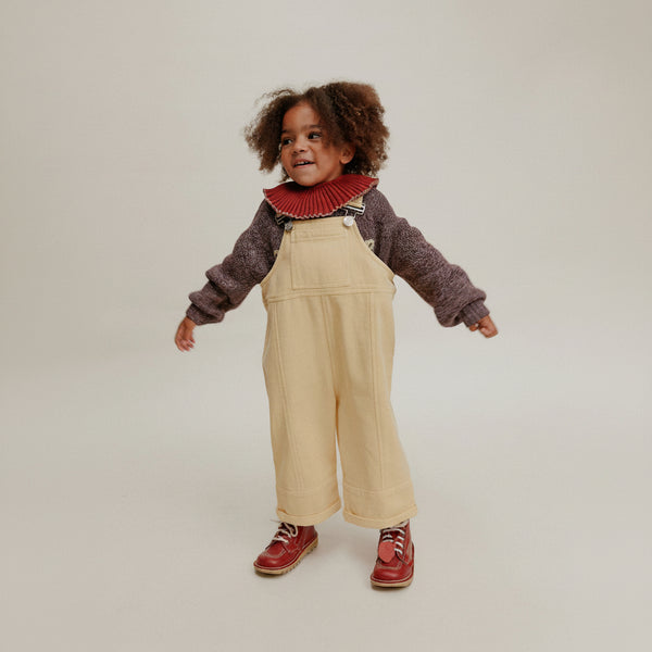 Blythe Honey Washed Cotton Dungarees