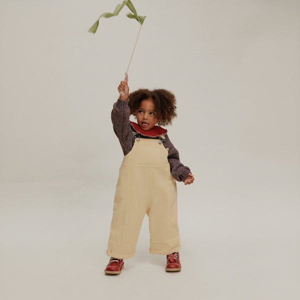 Blythe Honey Washed Cotton Dungarees