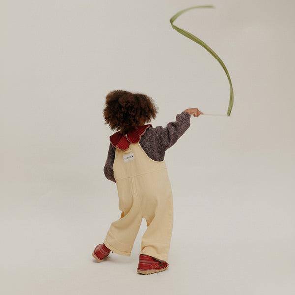 Blythe Honey Washed Cotton Dungarees