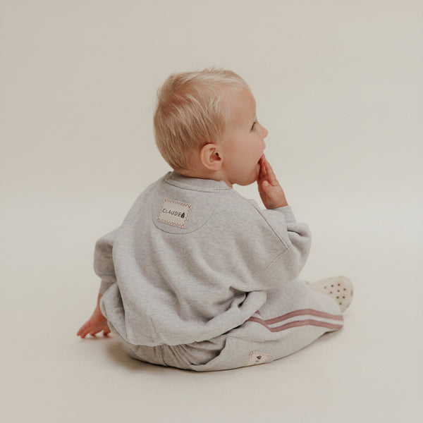 Carner Milking It Grey Cotton Sweatshirt