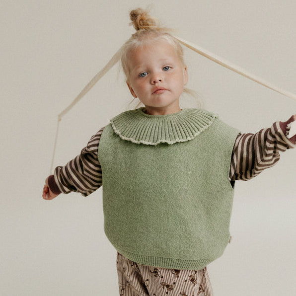 Noa Organic Cotton Knit Tank Vest (Apple)