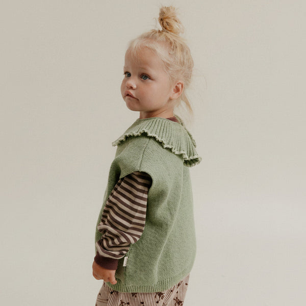 Noa Organic Cotton Knit Tank Vest (Apple)