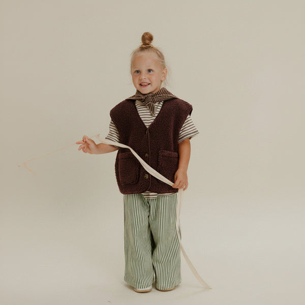 Amos Borg Plum Teddy Gilet