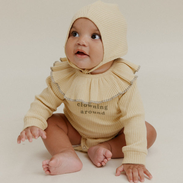 'Whatsup Buttercup' Detachable Frilled Collar Bib