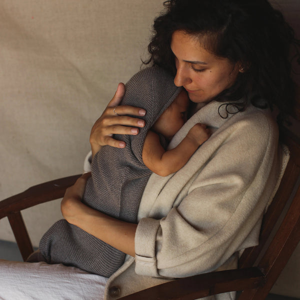 Merino Wool Cocoon (Grey Marl)
