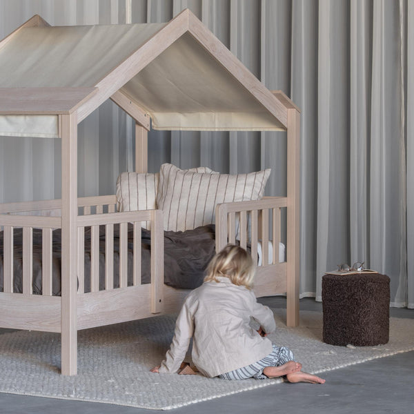 Chalet Montessori Junior Bed Fabric Roof (Butter)